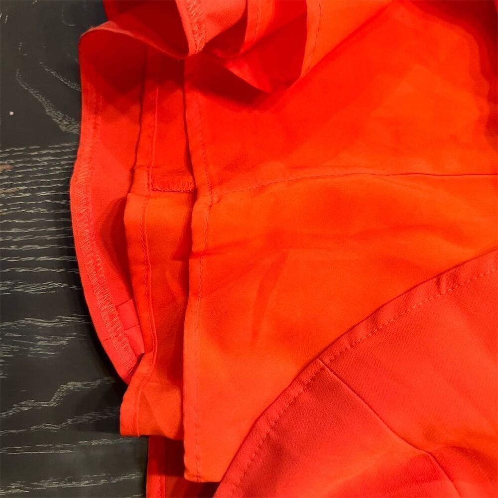 Ivy & Blu Women's Mini Wells Dress Size 6 Tangerine Square Neck - Picture 9 of 12
